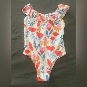 Toddler girls one piece swimsuit size 5 NWOT